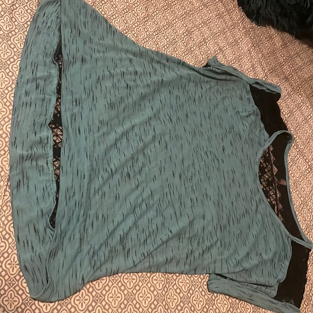 Blue Lacy shirt